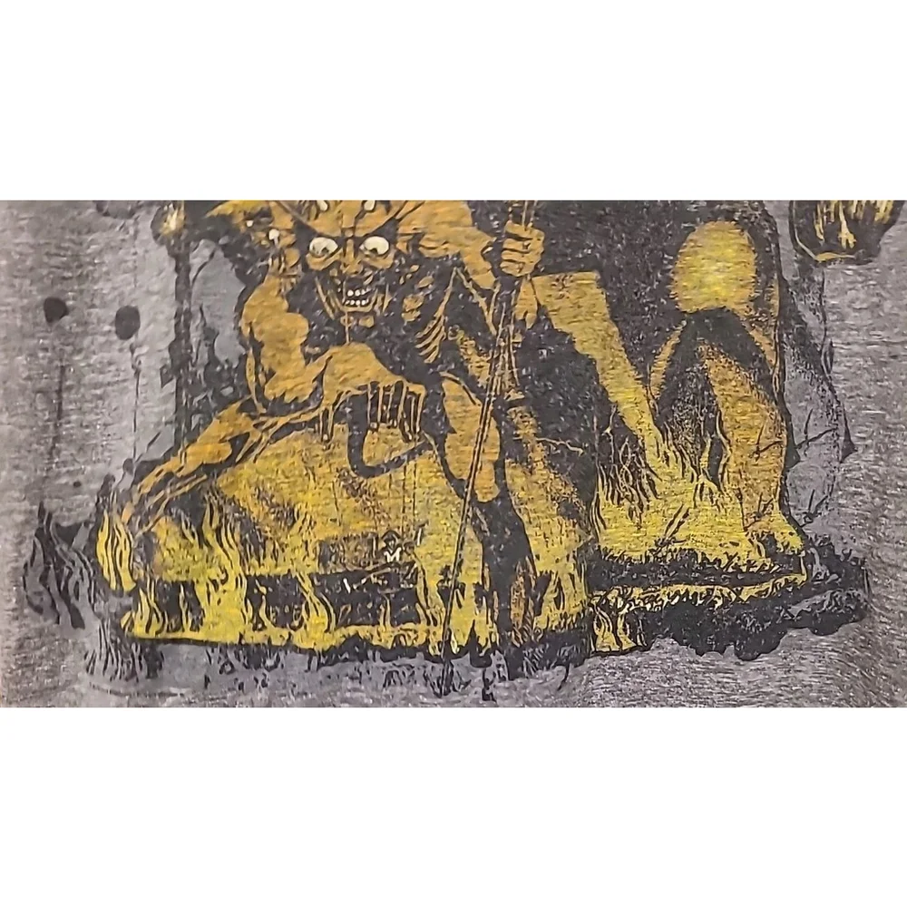 Iron Maiden The Number Of The Beast Album Cover Shirt Size Small USA Fabric - Picture 5 of 7